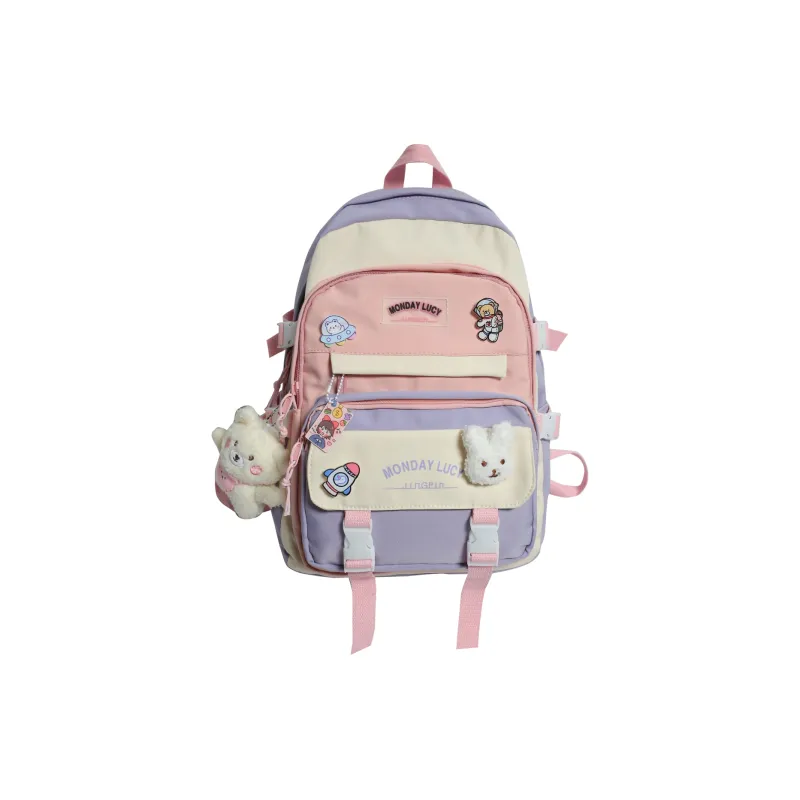 CARTELO Nylon Backpack Regular Unisex Multicolor-2
