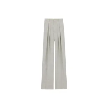 SAINT LAURENT Wool Wide leg Trousers