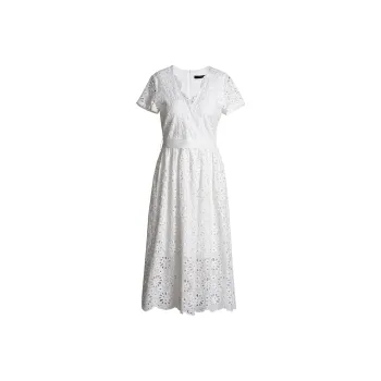 ROEYSHOUSE Short-Sleeved Dresses Women's White