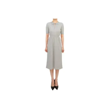 THOM BROWNE· Short Sleeved Dresses Women's Gray