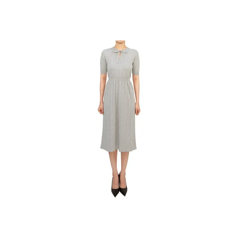 THOM BROWNE· Short Sleeved Dresses Women's Gray-0
