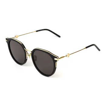 JIANGDAREN Plate And Metal Oval Sunglasses Unisex
