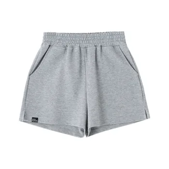 SOON FLOWER Casual Shorts Women's Gray