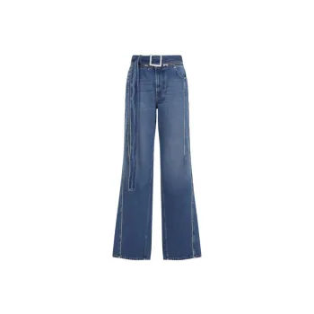 Jean Paul Gaultier Belted Denim Jeans 'Vintage Blue'