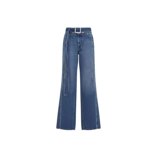 Jean Paul Gaultier Belted Denim Jeans 'Vintage Blue'