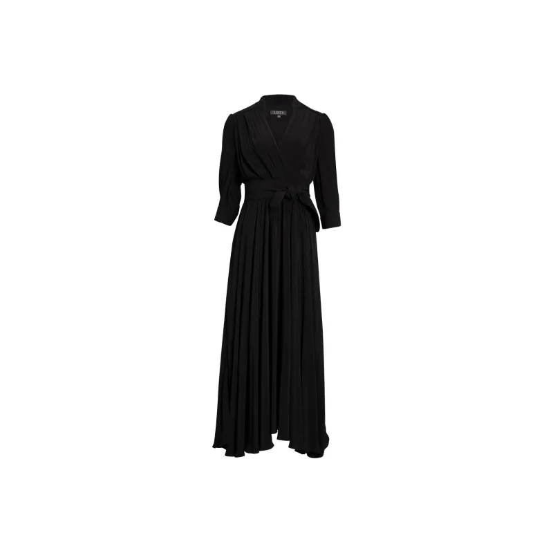 LIZZY Long Sleeved Dress With Matching Fabric Belt Women's-0