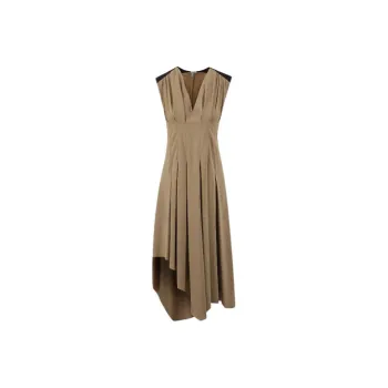 LOEWE Sleeveless Dresses Women's Taupe