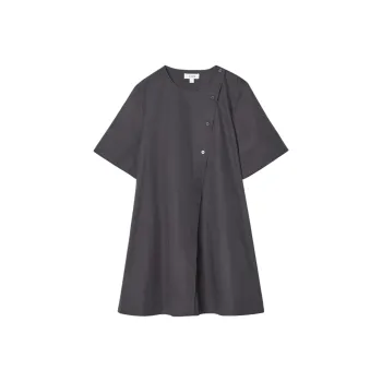 COS Short Sleeved Dresses Women's Navy Blue