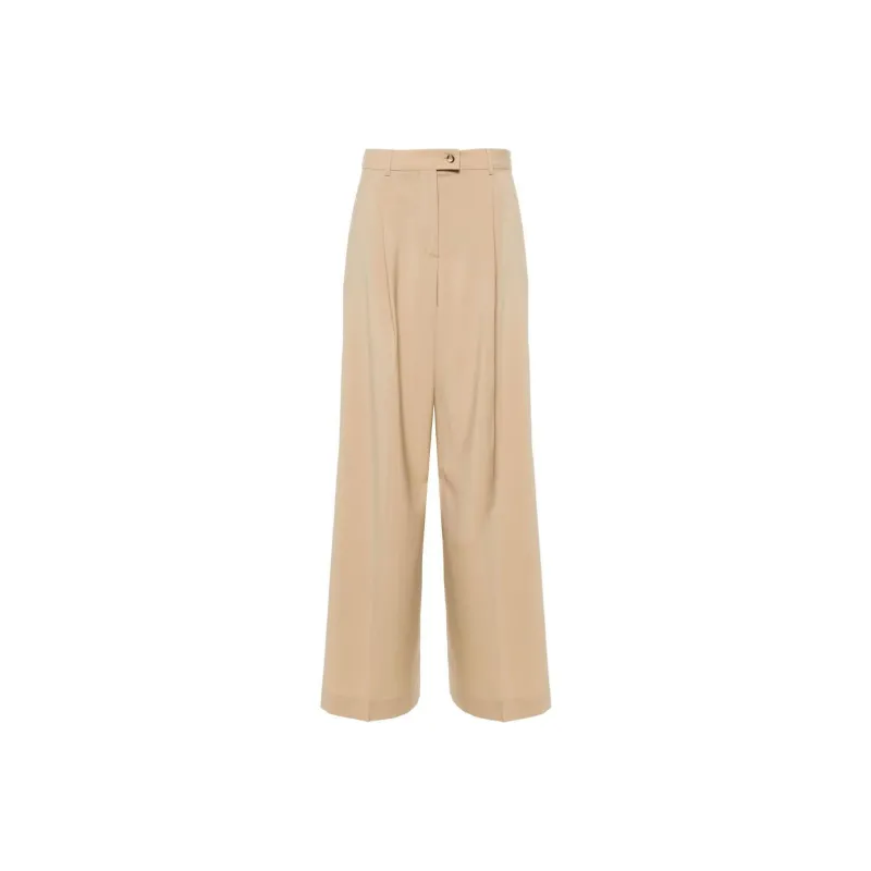 SportMax Mid rise Palazzo Trousers-0