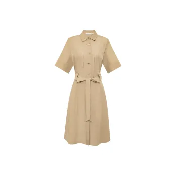 Hush Puppies Short Sleeved Dresses Women's Khaki