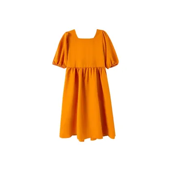 EIDOLON GRAIN Short Sleeved Dress Women's Orange
