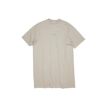 Acne Studios Short-Sleeved Dresses Women's Titanium Gray