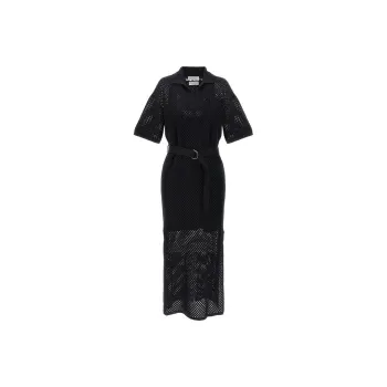 Brunello Cucinelli Short Sleeved Dress Women's Black