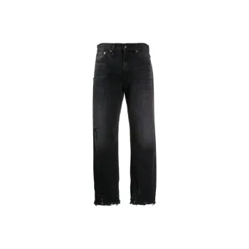R13 Cropped Boyfriend Jeans