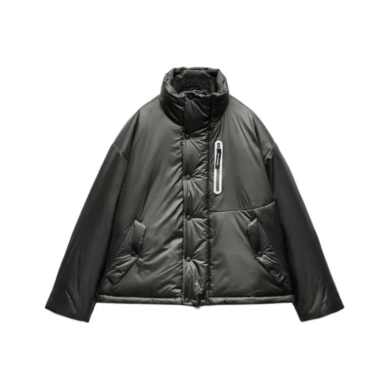 ZARA x And Wander SS25 Puffer Jacket Women's Black-0