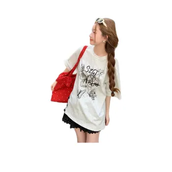 Mu Xiao Xin T Shirts Women's White Gray