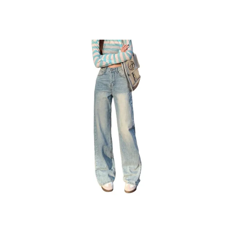 FAIRWHALE Jeans Women's Light Blue-3