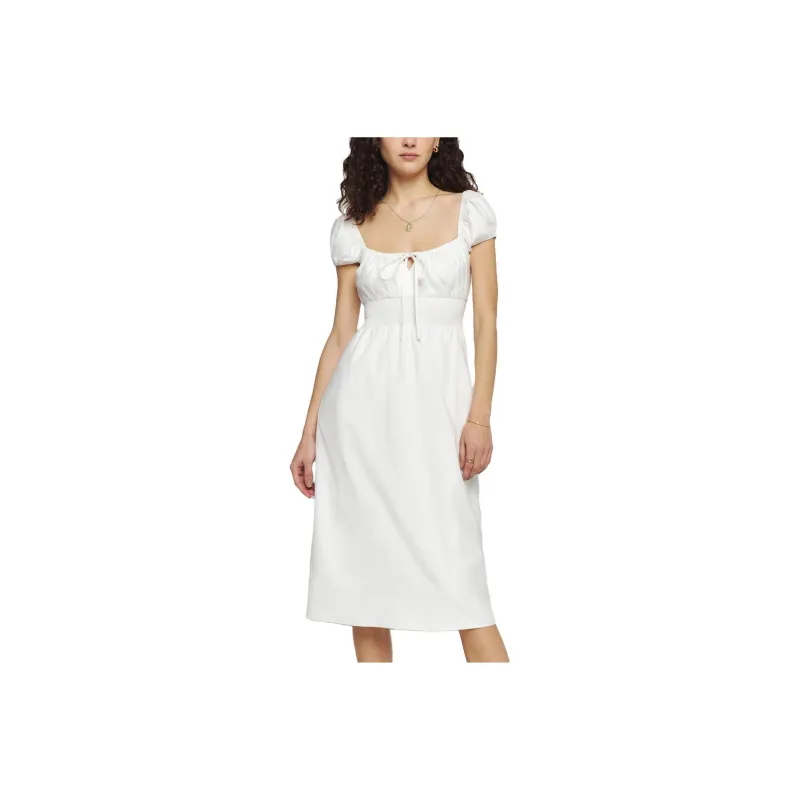 Reformation Short-Sleeved Dresses Women's White-0