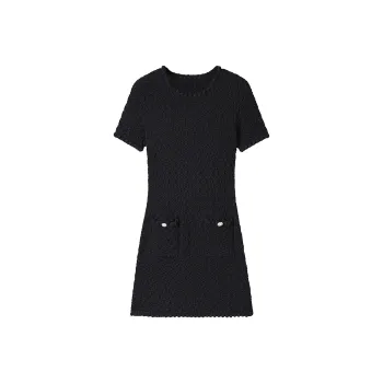 Miss Sixty Short Sleeved Dress Women's Black