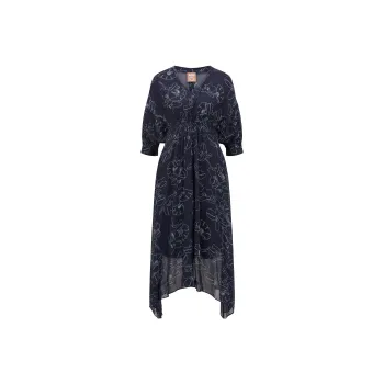 HUGO BOSS Short-Sleeved Dresses Women's Blue