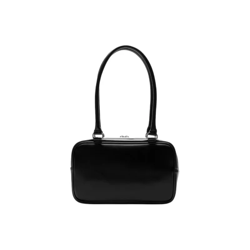 New Balance Synthetic Leather Handbag, Shoulder Bag Tubas Women's Black-2
