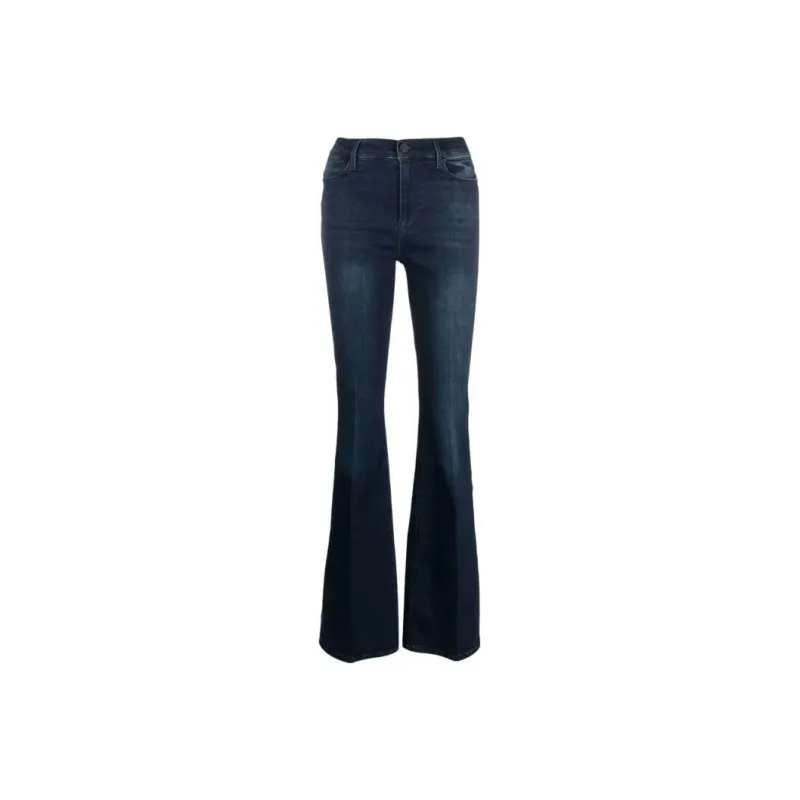 FRAME Low Rise Floor Length Flared Jeans-0