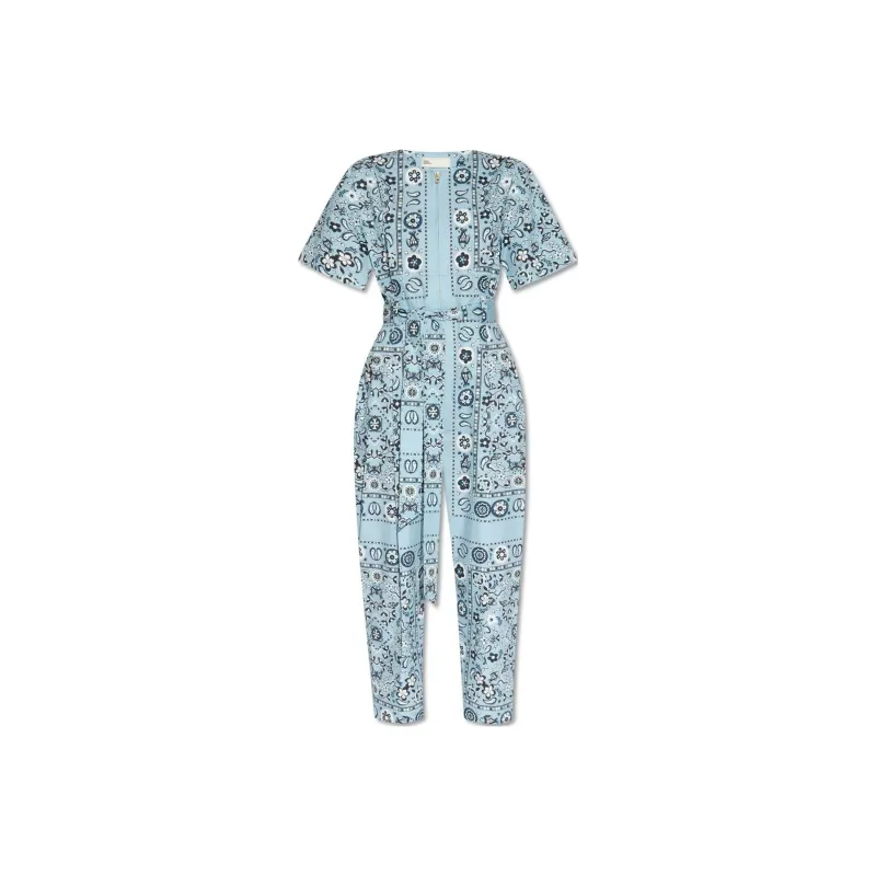 TORY BURCH Pisces Dream print Cotton Jumpsuit-0