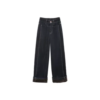A Paradise For Awakening Jeans Women's Deep Vintage Blue