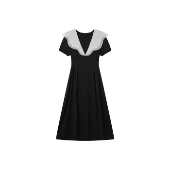 LOUISY AO Short Sleeved Dresses Women's Black