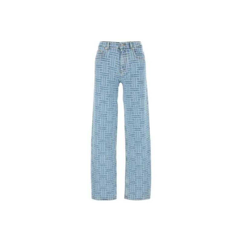 KENZO Logo Embroidered Denim Jeans-0