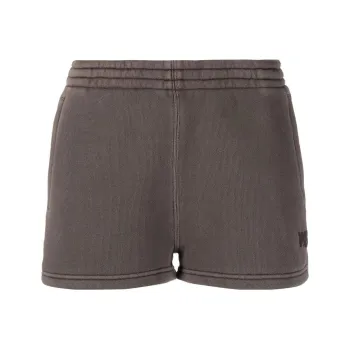 Alexander Wang Logo print Mini Shorts