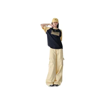 Yynw Casual Pants Women's Yellow