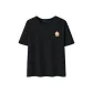 Black Cotton Puppy Chest Logo