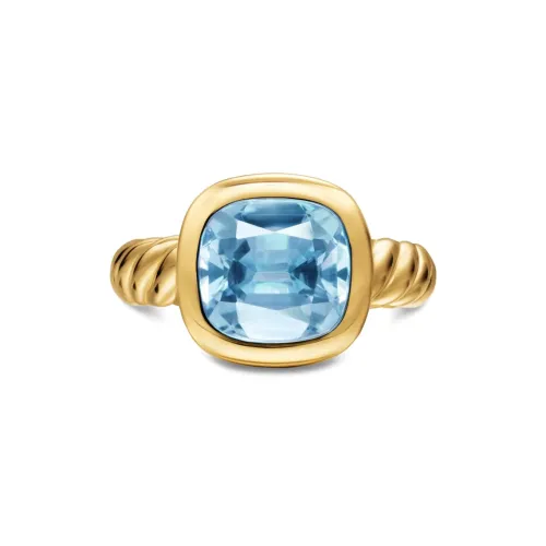 David Yurman 18K Yellow Gold Dy Mercer® Topaz Ring