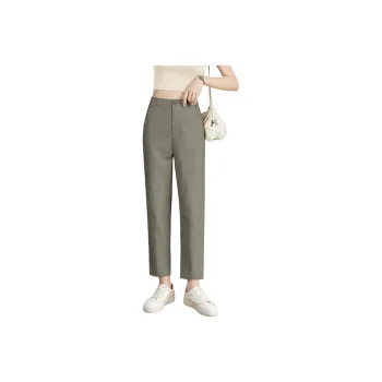 Mo Han Yi Mei Casual Pants Women's Pea Green