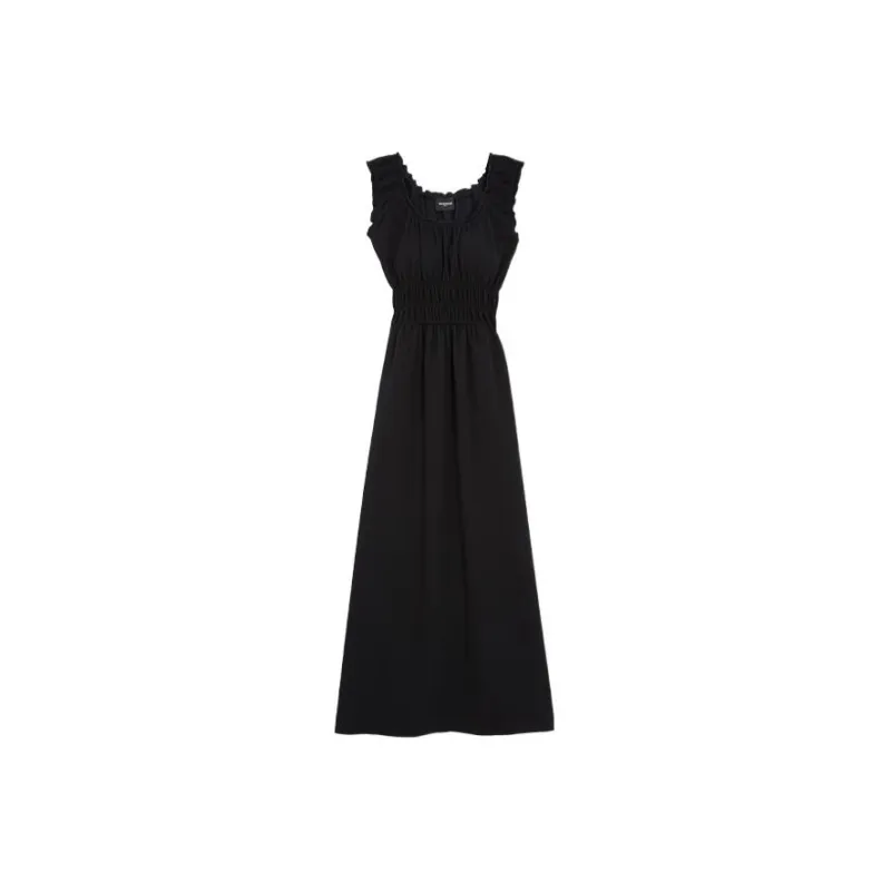 THE KOOPLES Sleeveless Dresses Women's Black-0