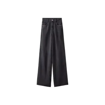 XIANGYING Jeans Women's Gray