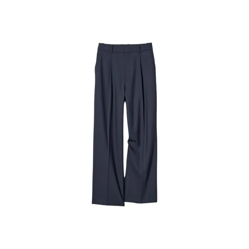 UNIQLO Casual Pants Women's Navy Blue-0
