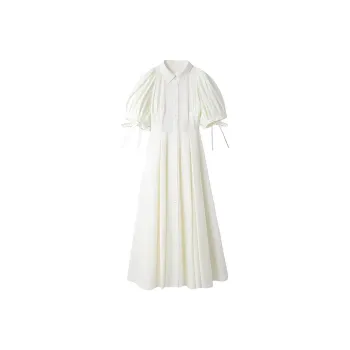 Lily Brown Short-Sleeved Dresses Women's