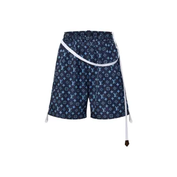 LOUIS VUITTON New Quarterly Products Of LV Casual Shorts Women's Blue