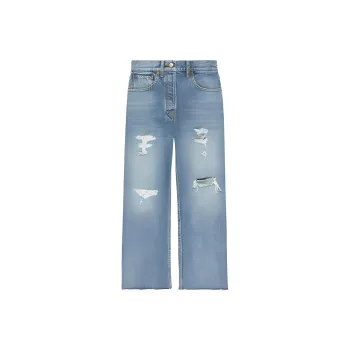 GUCCI Lovelight Jeans Women's Blue