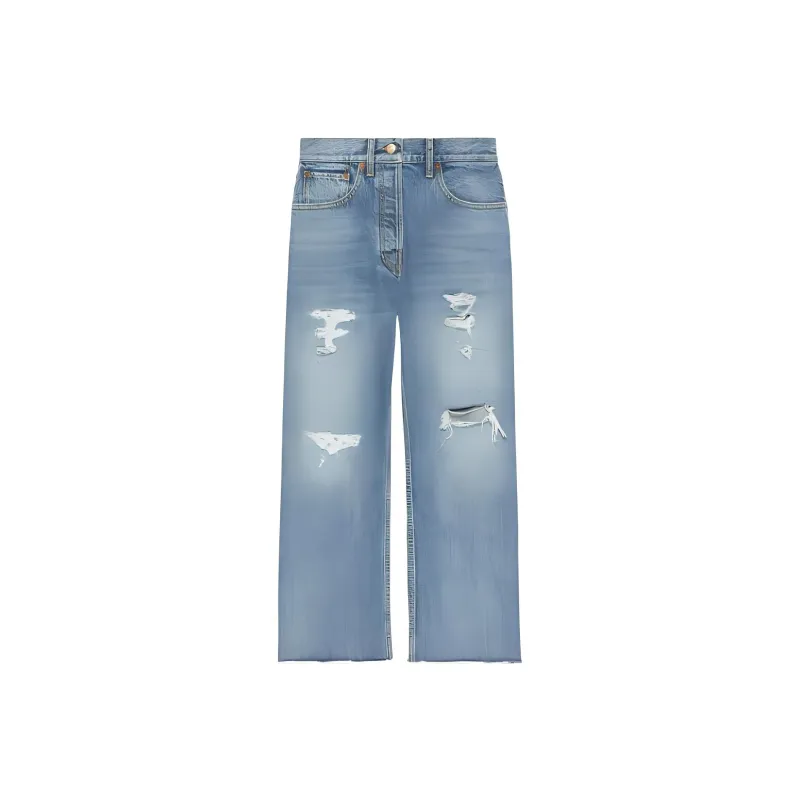 GUCCI Lovelight Jeans Women's Blue-0