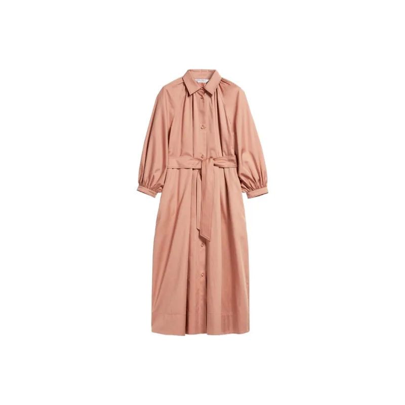 MaxMara Long Sleeved Dress Women's Pink-0