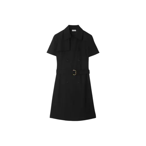 Burberry Double Breasted Belted Mini Dress