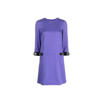 MOSCHINO Long-Sleeved Dresses Women's Purple