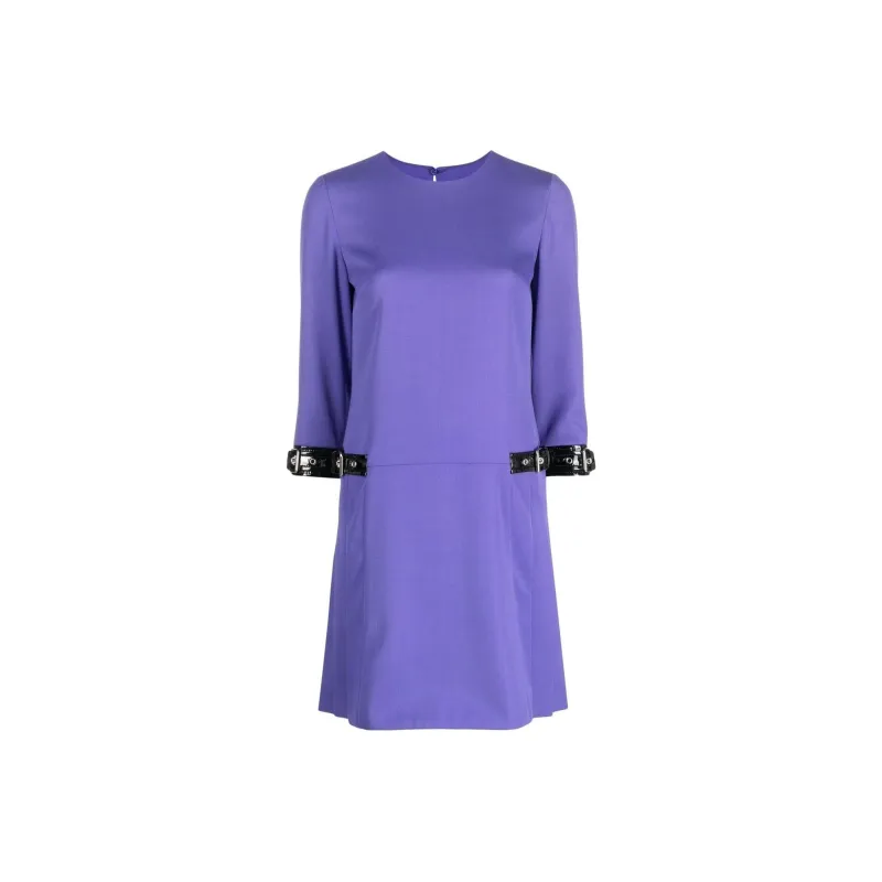 MOSCHINO Long-Sleeved Dresses Women's Purple-0