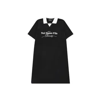 FILA FUSION QR Short Sleeved Dresses Women's Pitch Black