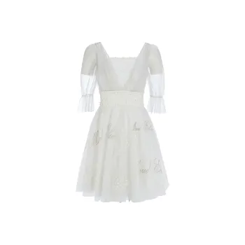Marie Elie Short-Sleeved Dresses Women's Light Purple