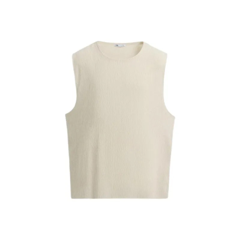 ZARA Tank Top Men's Frosted White-0
