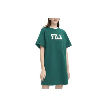 FILA Short Sleeved Dresses Women's Chrysanthemum Crystal Green